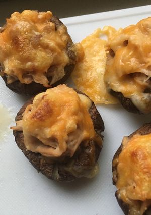 しいたけのツナマヨチーズ焼き-レシピのメイン写真