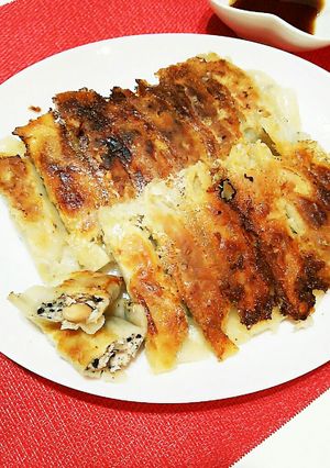 ひじき煮リメイク★ヘルシー♪餃子-レシピのメイン写真