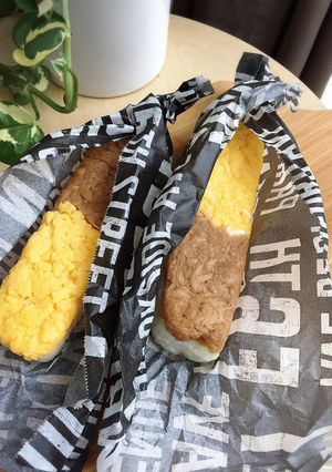 ★2色そぼろのスティックおにぎり★-レシピのメイン写真