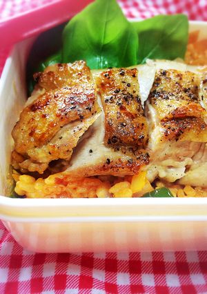 お弁当、ランチに☆チキンライス-レシピのメイン写真