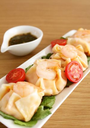 たまごとエビ餃子-レシピのメイン写真