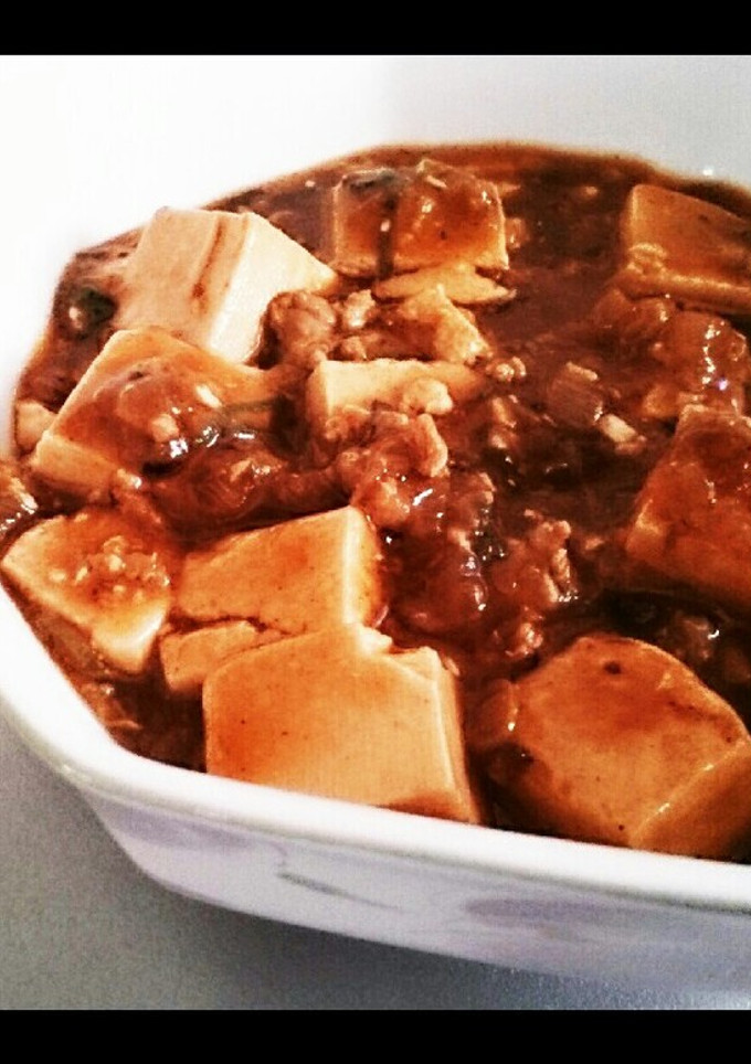>>素無しで作る麻婆豆腐(°∀°*)-レシピのメイン写真