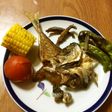 おいしいな♪アジの骨せんべい