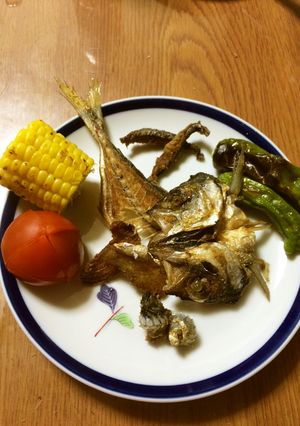 おいしいな♪アジの骨せんべい-レシピのメイン写真