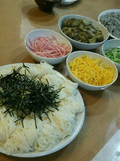 ★子供リクエスト★素麺パーティー★茄子-レシピのメイン写真