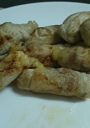 低糖質) チーズ肉巻き-レシピのメイン写真