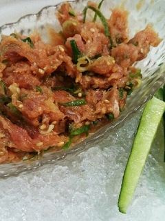 まぐろのたたきで野菜ディップ-レシピのメイン写真