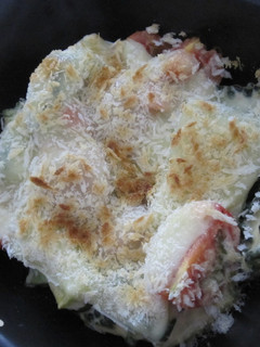 ゴーヤとトマトのチーズ焼き-レシピのメイン写真