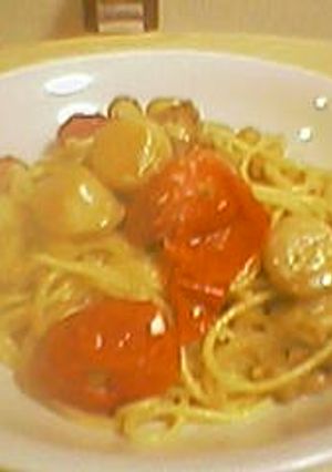 ホタテとエリンギのクリームパスタ☆-レシピのメイン写真