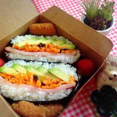 รูปของ おにぎらず♡朝ごはんやお弁当にピッタリ