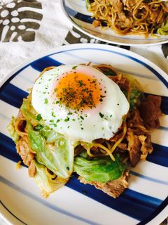 キャベツと豚肉だけの簡単焼きそば-レシピのメイン写真