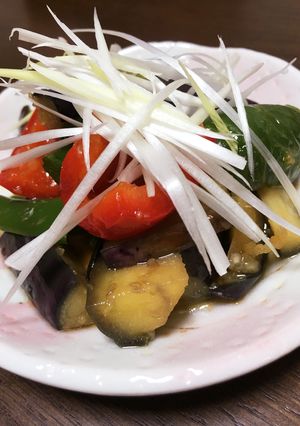 生姜が効いてる◎ナスとピーマンの揚げ浸し-レシピのメイン写真