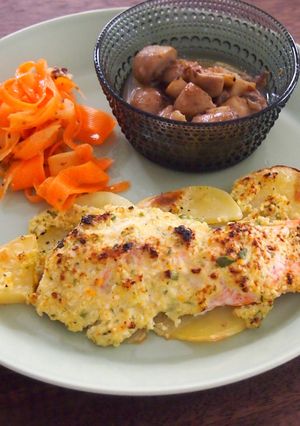 サーモンとポテトのタルタル焼き-レシピのメイン写真