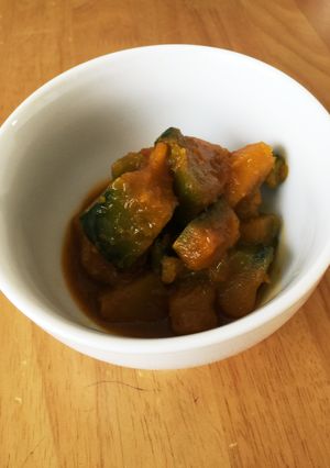 ご飯に合う！かぼちゃのピリ辛炒め煮-レシピのメイン写真