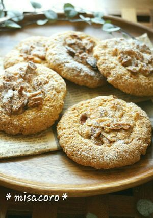 m型なしお手軽フロランタンクッキー-レシピのメイン写真