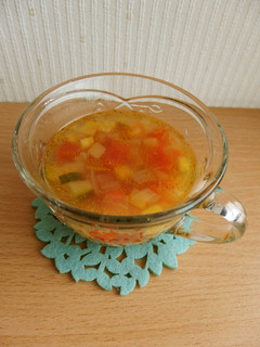 お好きな野菜で*冷製コンソメスープ-レシピのメイン写真