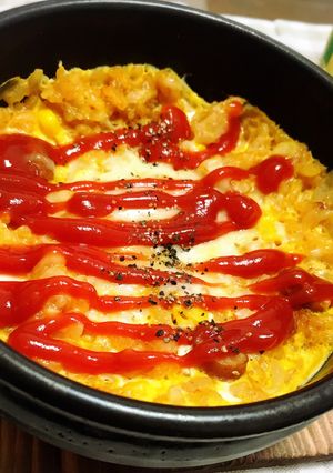 包まず混ぜるオムライス♡-レシピのメイン写真
