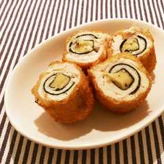 รูปของ ささみ海苔チーズ巻きフライ