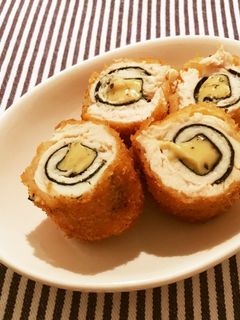 ささみ海苔チーズ巻きフライ-レシピのメイン写真