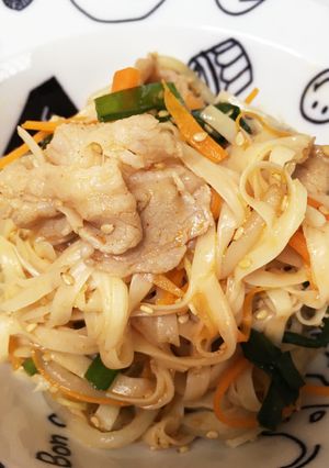 ダイエットに！糖質0gのピリ辛麺-レシピのメイン写真