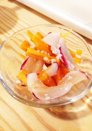 ポリ袋で簡単！手づくり野菜の塩麹付け-レシピのメイン写真
