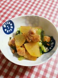 簡単1品♡鶏肉と大根のにんにく醤油炒め-レシピのメイン写真