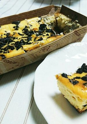 オレオ入りベイクドチーズケーキ-レシピのメイン写真
