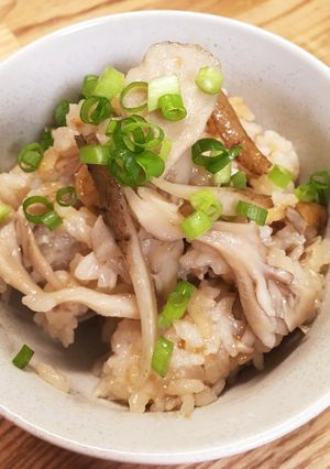 簡単、まいたけとごぼうの炊き込みごはん。-レシピのメイン写真
