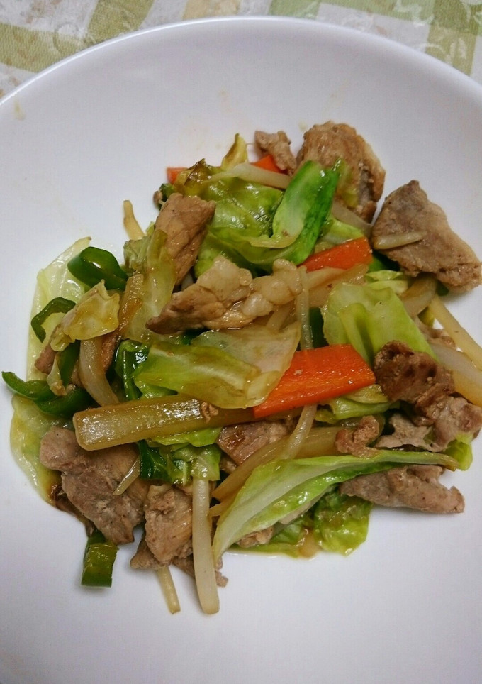 野菜がおいしい肉野菜炒め-レシピのメイン写真