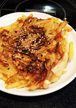 ジャガイモ焼き(えのき入り)-レシピのメイン写真