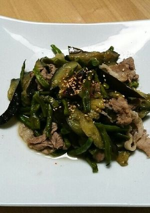 豚肉となすの炒め煮-レシピのメイン写真