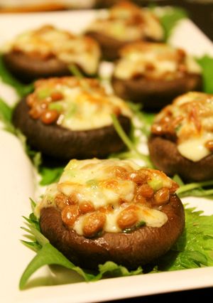 一口おつまみ☆納豆椎茸-レシピのメイン写真