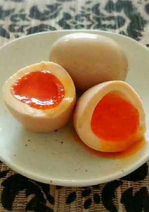 簡単美味しい♪とろとろ～な味染み煮玉子♡-レシピのメイン写真