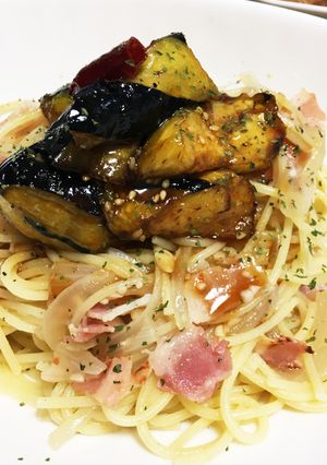 美味しいパスタ ナスのペペロンチーノ-レシピのメイン写真