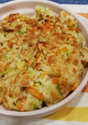 一歳ご飯♪そうめんのお好み焼き風-レシピのメイン写真