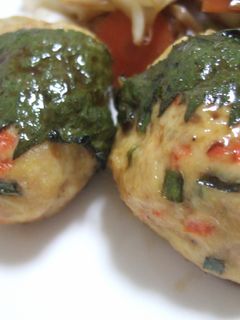 鶏つくねのしそ巻き☆照り焼き風-レシピのメイン写真