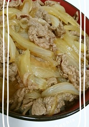 簡単！ぱぱっと作れる牛丼♡-レシピのメイン写真