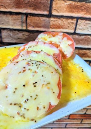 超簡単！レンジでチンだけ♡トマチーズ-レシピのメイン写真