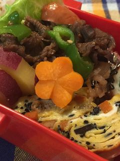 お弁当に♪ひじきの煮物入り卵焼き-レシピのメイン写真