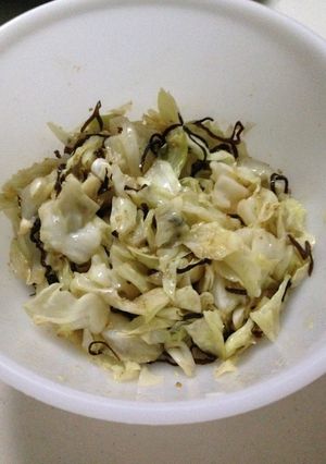 キャベツ塩こんぶナムル-レシピのメイン写真