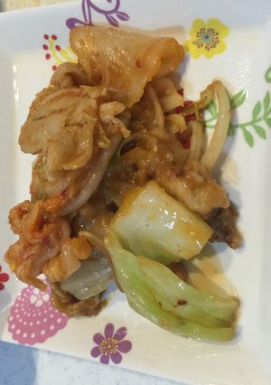 夏パテにピリ辛豚キムチ-レシピのメイン写真
