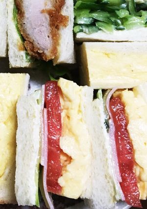 ☻スクランブルエッグサンドイッチ☻-レシピのメイン写真