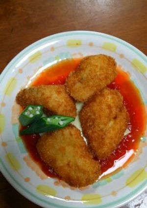 チキンフライ　トマトソース-レシピのメイン写真