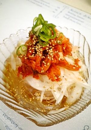 ところてんとキムチの酢の物-レシピのメイン写真