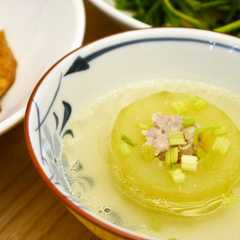รูปของ 台湾☆大黄瓜の挽き肉詰めスープ