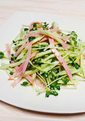 きゅうり＆ハム＆かいわれ大根のマヨサラダ-レシピのメイン写真