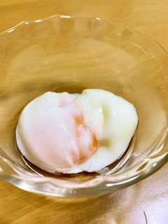 黄身がゼリー状の温泉玉子!-レシピのメイン写真