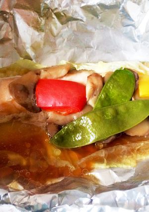 海外から 鮭のホイル焼き-レシピのメイン写真