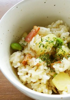 ＊ジャーマンポテト炊き込みご飯＊-レシピのメイン写真
