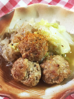 じんわり美味しい 白菜の肉だんご鍋-レシピのメイン写真